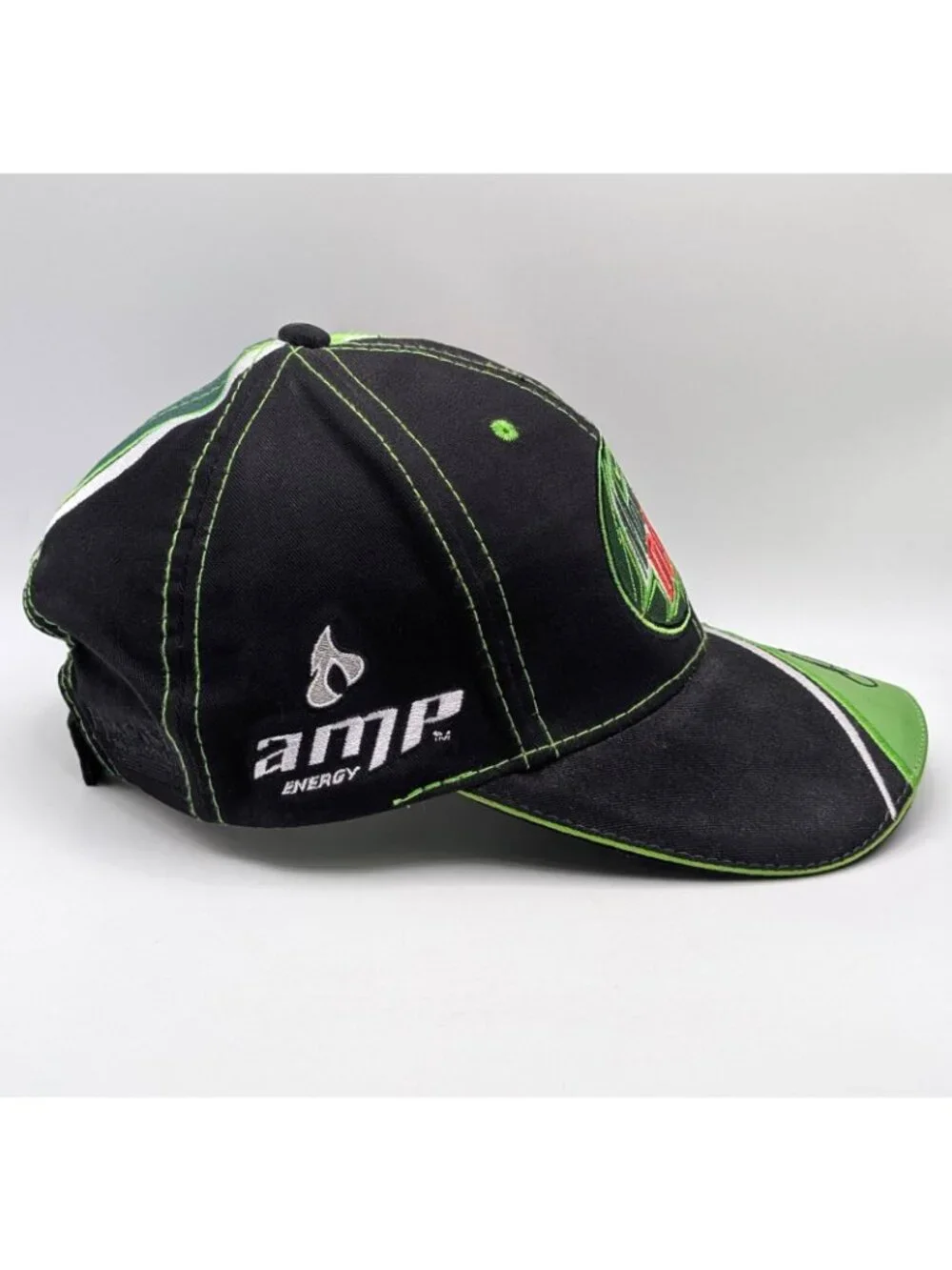 Vintage Dale Earnhardt Jr. #88 Nascar Racing Hat Strap Back Mountain Dew AMP